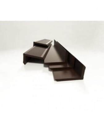 Уголок ДПК Dimdeck Коричневый 70х35х3000 